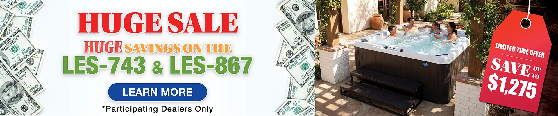 Calspas hot tub being used in a family setting - Saint Paul